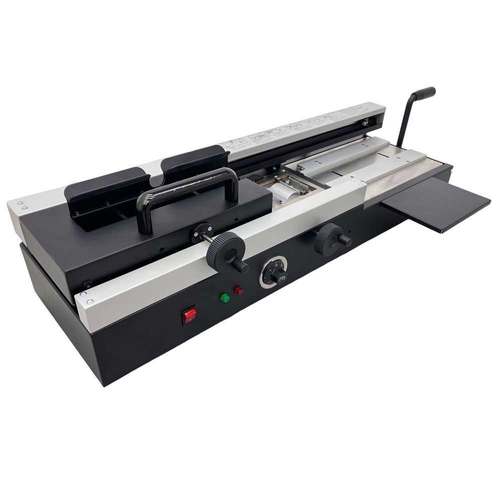 A4 Double Roll Applicator Desktop Hot Melt Glue Binding Machine Hot Glue Binder