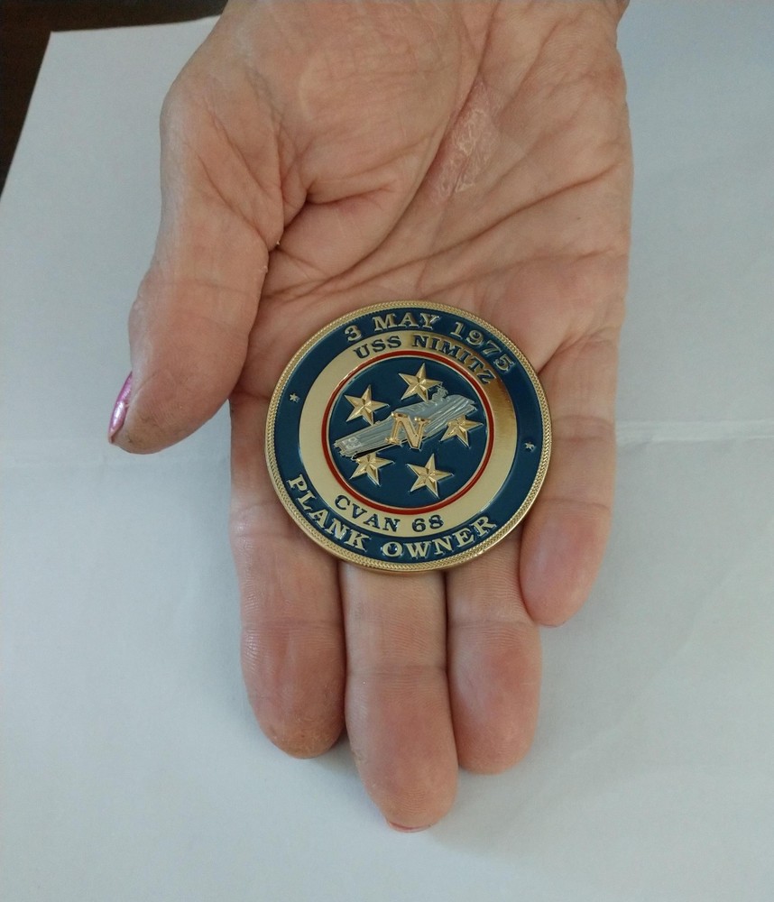 USS Nimitz (CVAN-68) Plank Owner 2" Challenge Coin