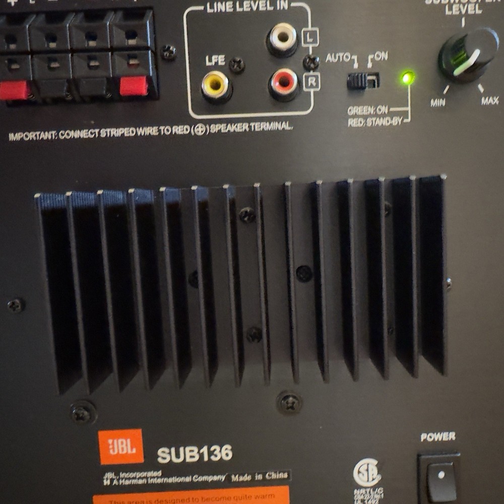 JBL SUB136 Subwoofer - Tested