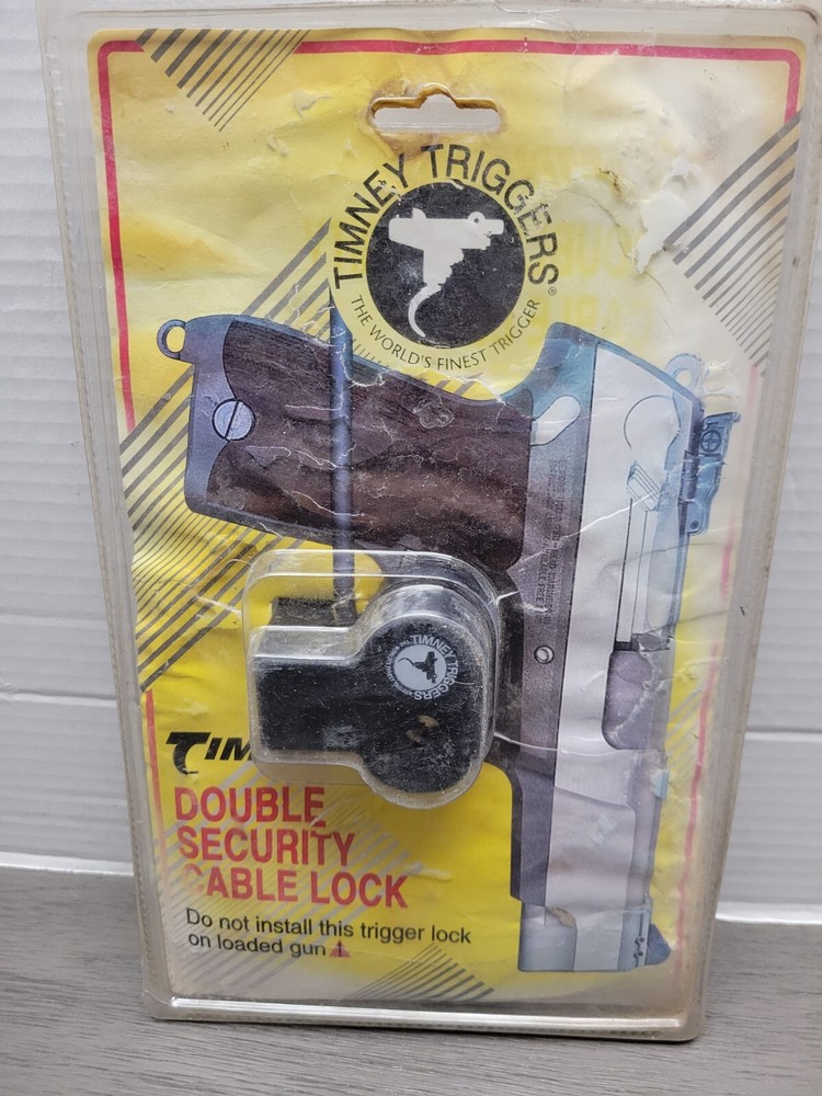 Timney Triggers Double Security Cable Gun Lock Trigger Lock Unopened