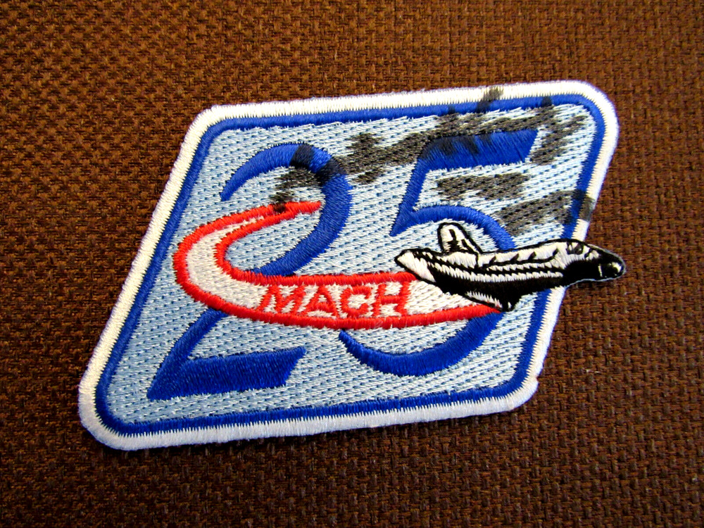 RICHARD TRULY STS-2 STS-8 ASTRONAUT SIGNED AUTO NASA SPACE SHUTTLE MACH 25 PATCH