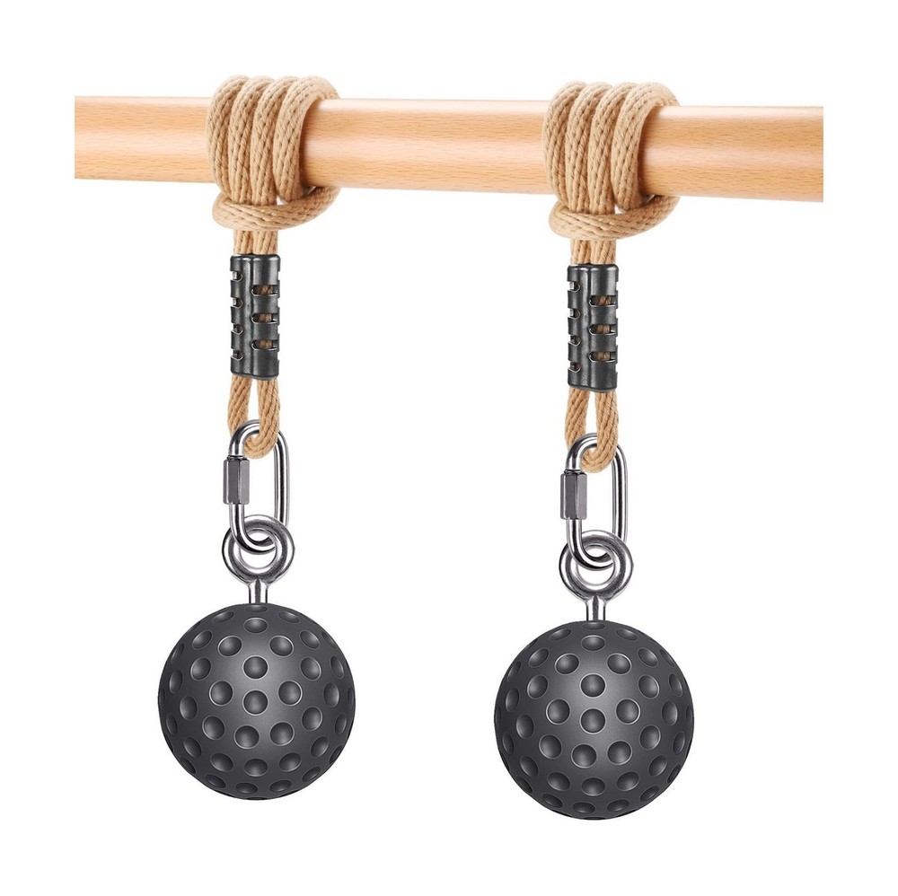 Pull Up Ball Grip Non-Slip - Rock Climbing Holds for Strength Training