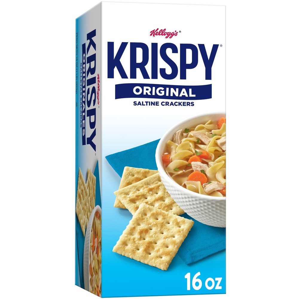 Krispy Original Saltine Crackers Soup Crackers 16 oz