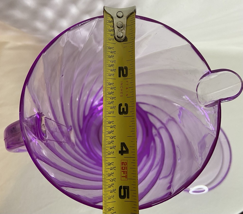 Pitcher 3 Quart Purple Swirl