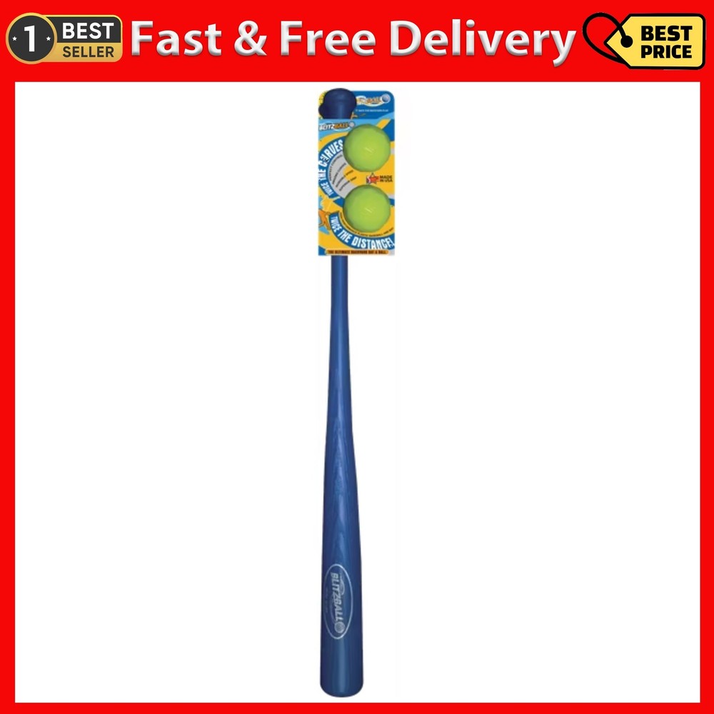 Blitzball Plastic Bat and Two Ball Combo