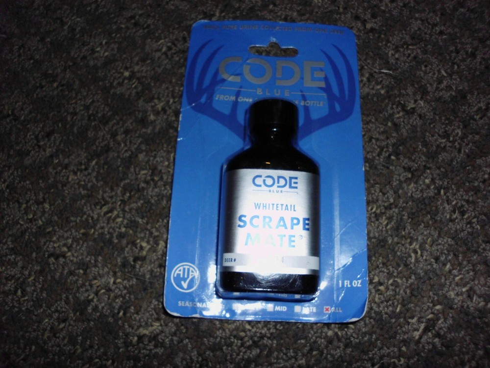 CODE BLUE Scrape Mate deer urine attractant OA1135, NIB