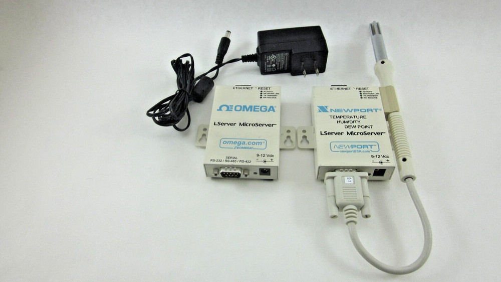 2 Omega iTHX-W i Server Temperature Dew Point Humidity, EIS-W  Working Pulls