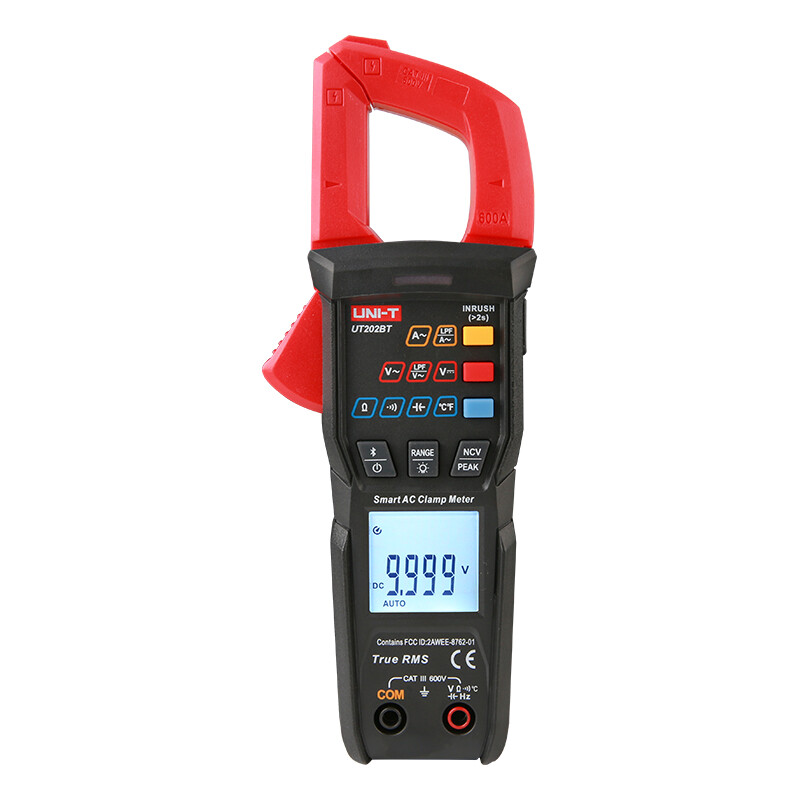 UNI-T Clamp Meter Digital Multimeter Bluetooth T-RMS L.P.F Inrush Current Tester