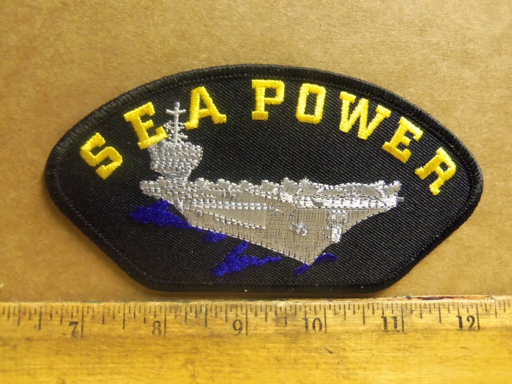 Sea Power Embroidered Patch