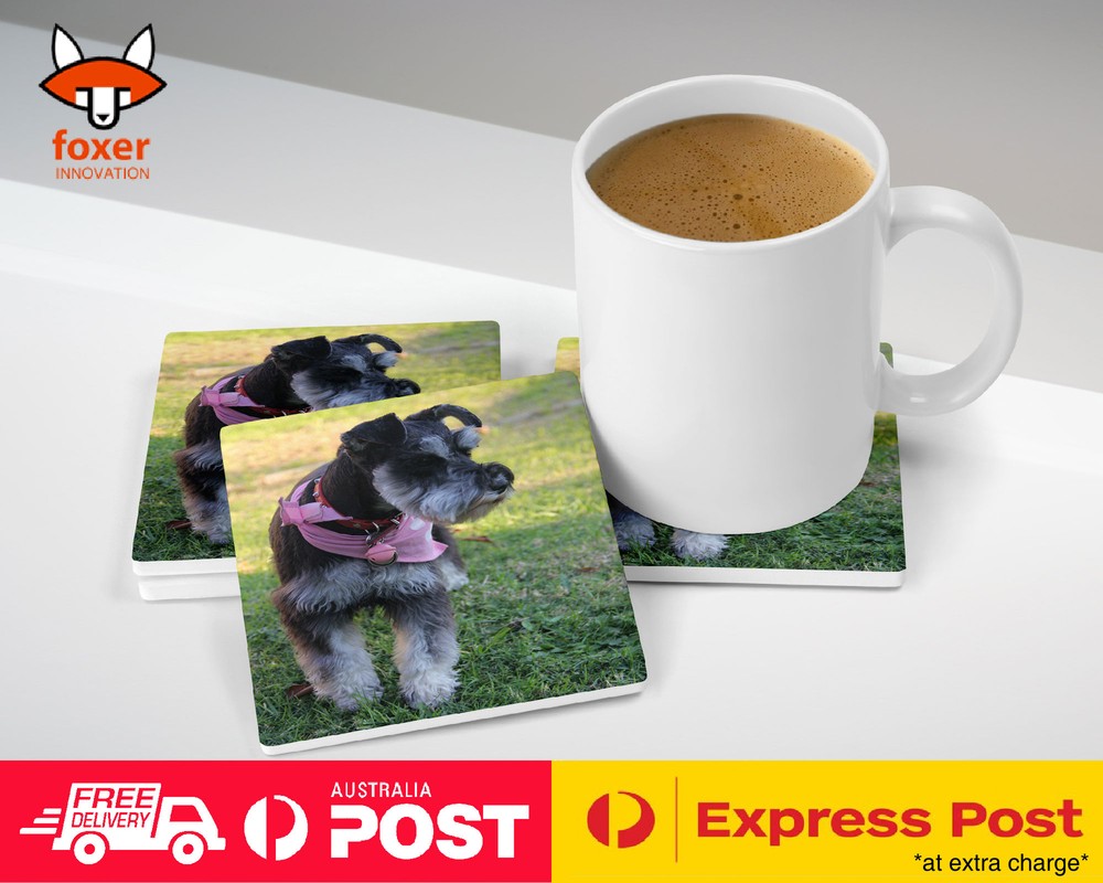 COASTER COFFEE DRINKING MAT|SCHNAUZER DOG 14
