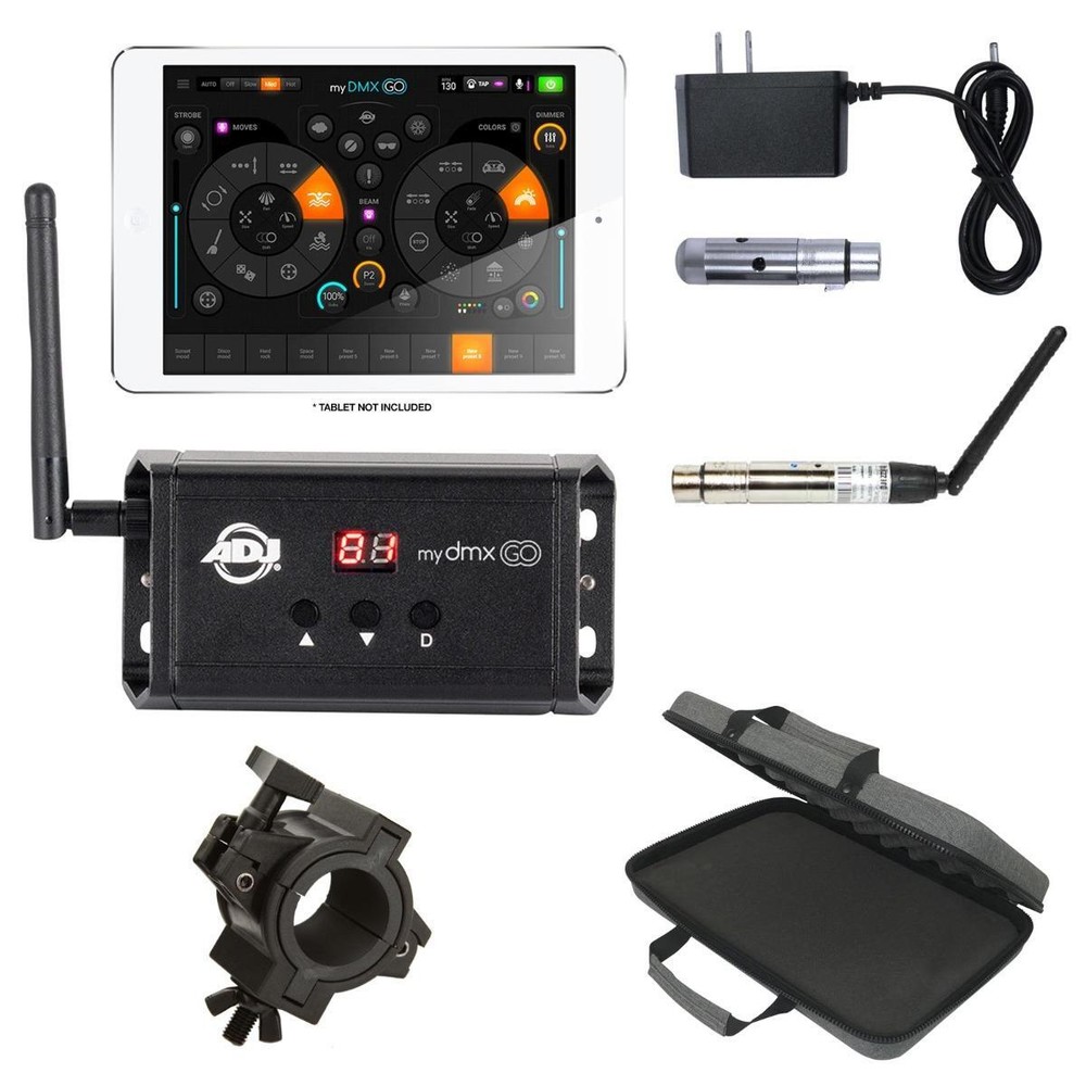 ADJ myDMX Go w Blizzard wiCICLE XMIT Transmitter & Skywire Receiver Pack idjnow