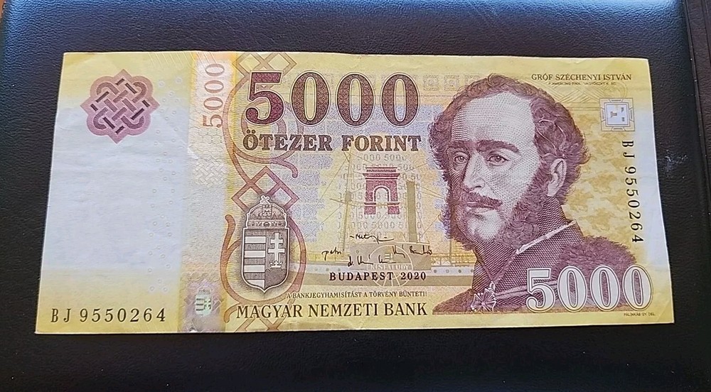 HUNGARY 5000 FORINT 2020 XF- Banknote