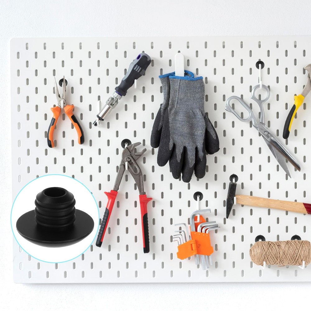 120 Pcs Pegboard Accessories, Pegboard Hook Locks Peg Board Hooks Accessories...