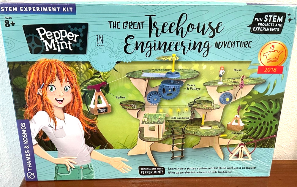 New Pepper Mint The Great Treehouse Engineering Adventure STEM Experiment Kit
