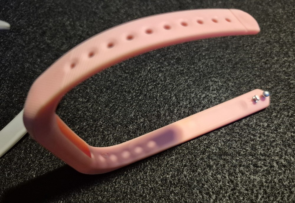 Silicone Wrist Bands For Fit Bit Flex2, 2 Bands Gray & Pink