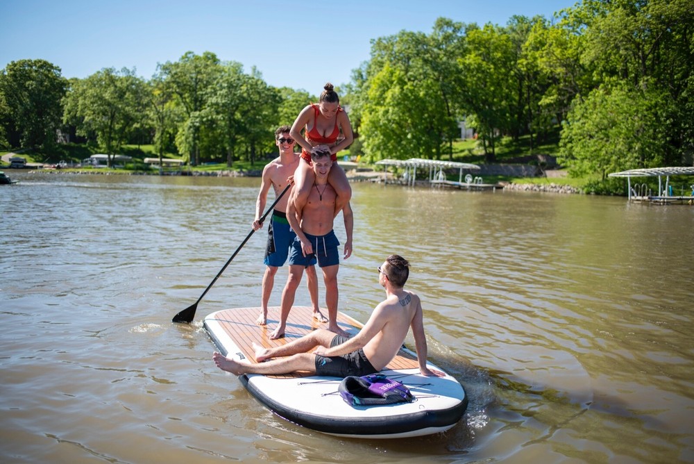 Multi-Person Inflatable Paddleboard 12'x5'x8"