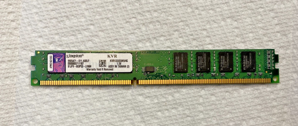 Kingston KVR1333D3N9/4G Desktop Memory Module.