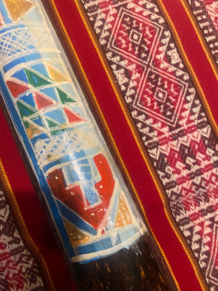 Peruvian handmade rainstick for sound healing
