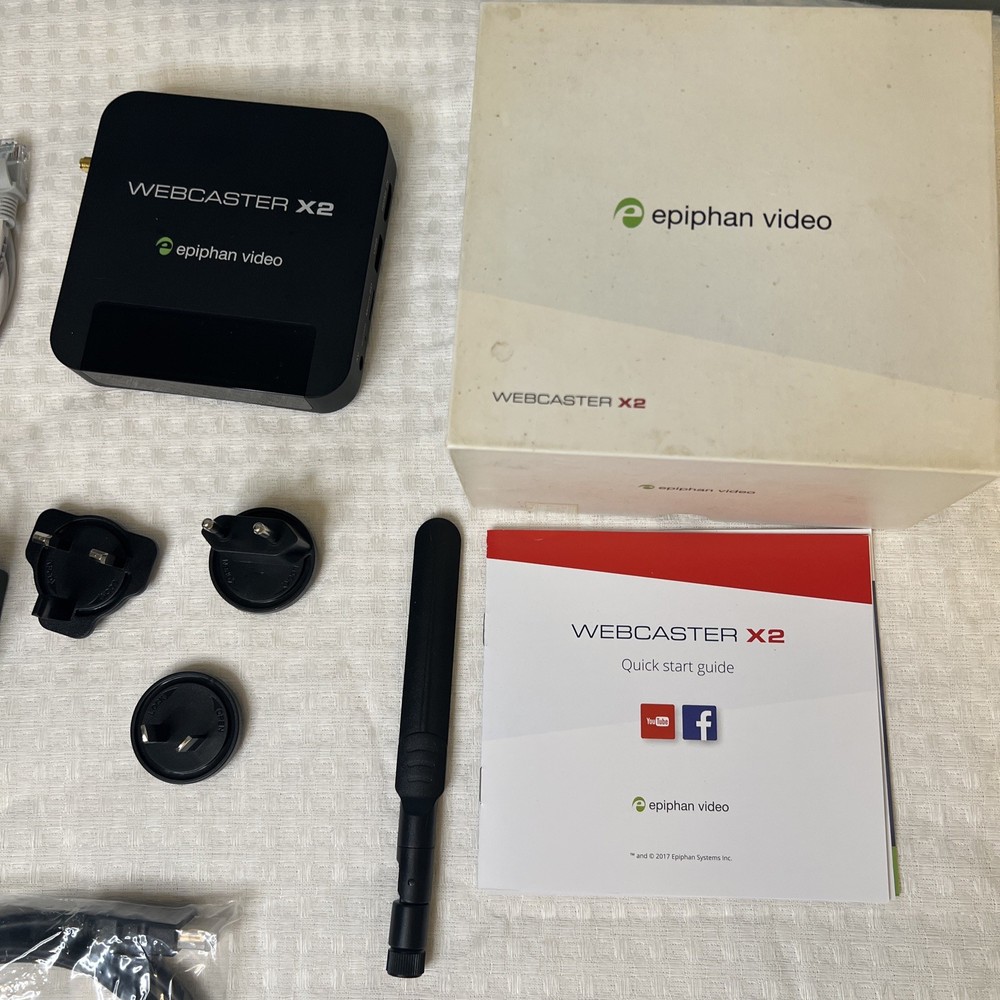 Epiphan Webcaster X2 - Encoder for Facebook, YouTube, etc. *For Parts*