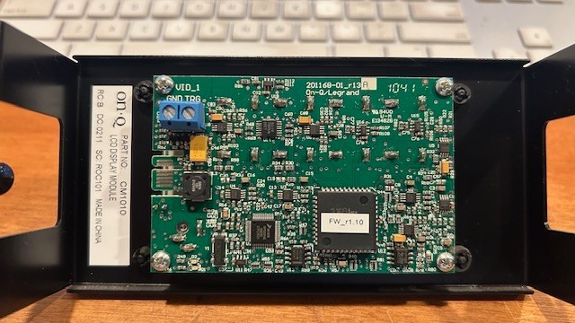 CM1010 Legrand OnQ 4 Port LCD Distribution Module