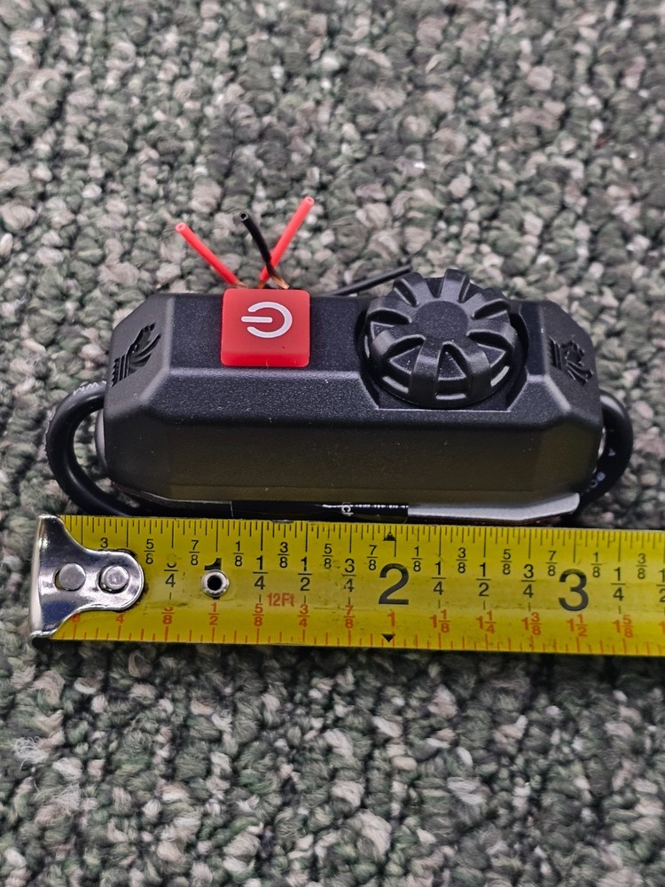 Kingpin LSRDSW Rotary Dimmer Switch Black