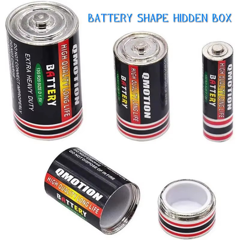 Hidden Compartment "D" Battery - Secret Dummy Diversion Safe