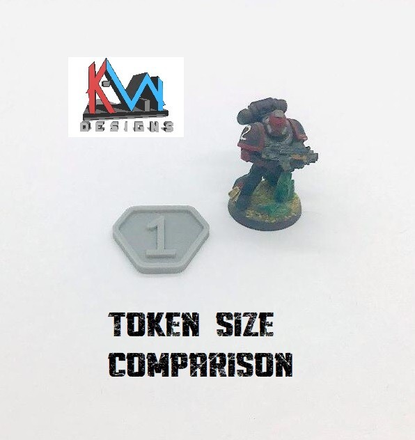 3D Printed - 40k - Judgement Tokens