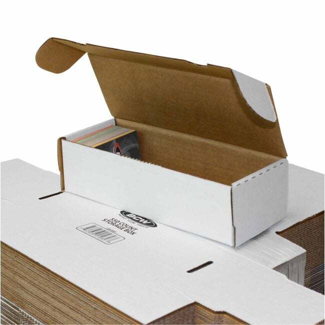 3 BCW 550 Count Card Storage Boxes