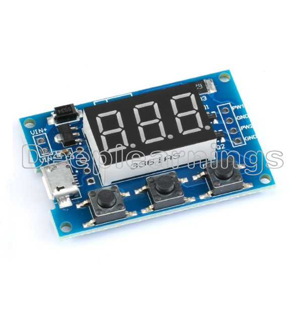 Adjustable PWM Pulse Frequency Duty Cycle Square Wave Signal Generator Module