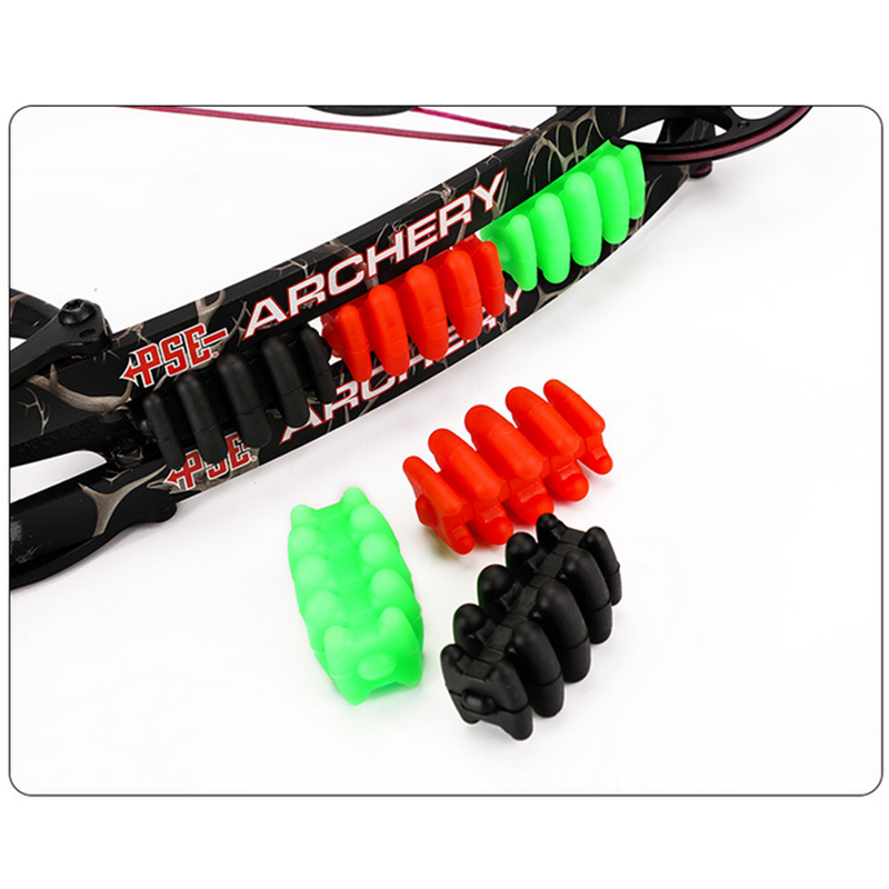 2pcs Shock Absorber Archery Compound Bow Stabilizer Silencer Limbs Dampener