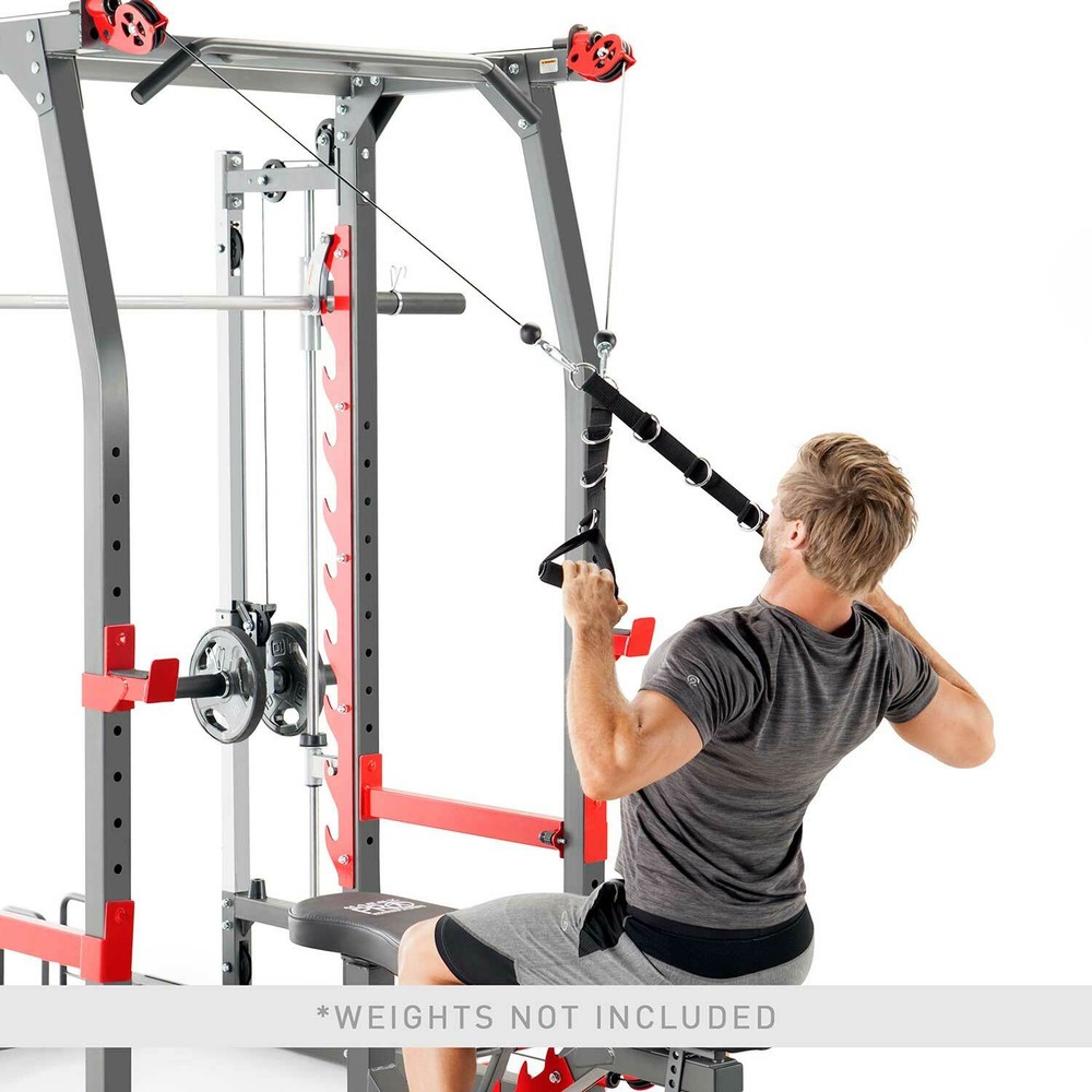 Marcy Pro Smith Cage Home Gym Training System | SM-4903 Pull ups squats VKR Dips