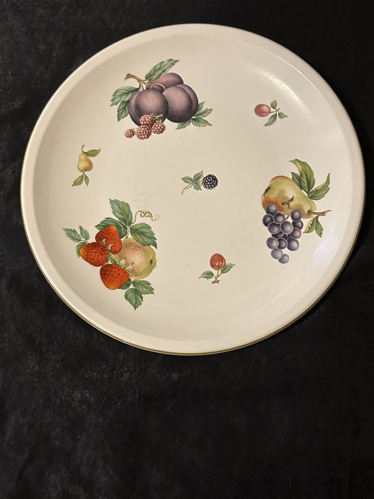 Fruit Sprays sterling (coup shape) pattern by Wedgewood. Setting for 6