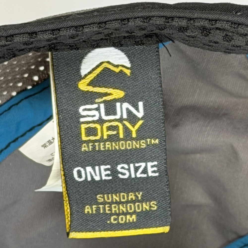 Sunday Afternoons Running Baseball Cap Gray Adjustable Solid Pattern w/ Vents
