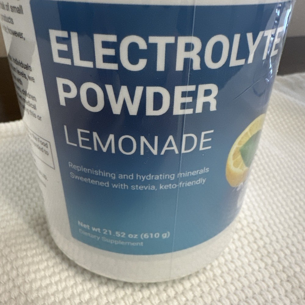 Dr. Berg Hydration Keto Electrolyte Powder lemonade
