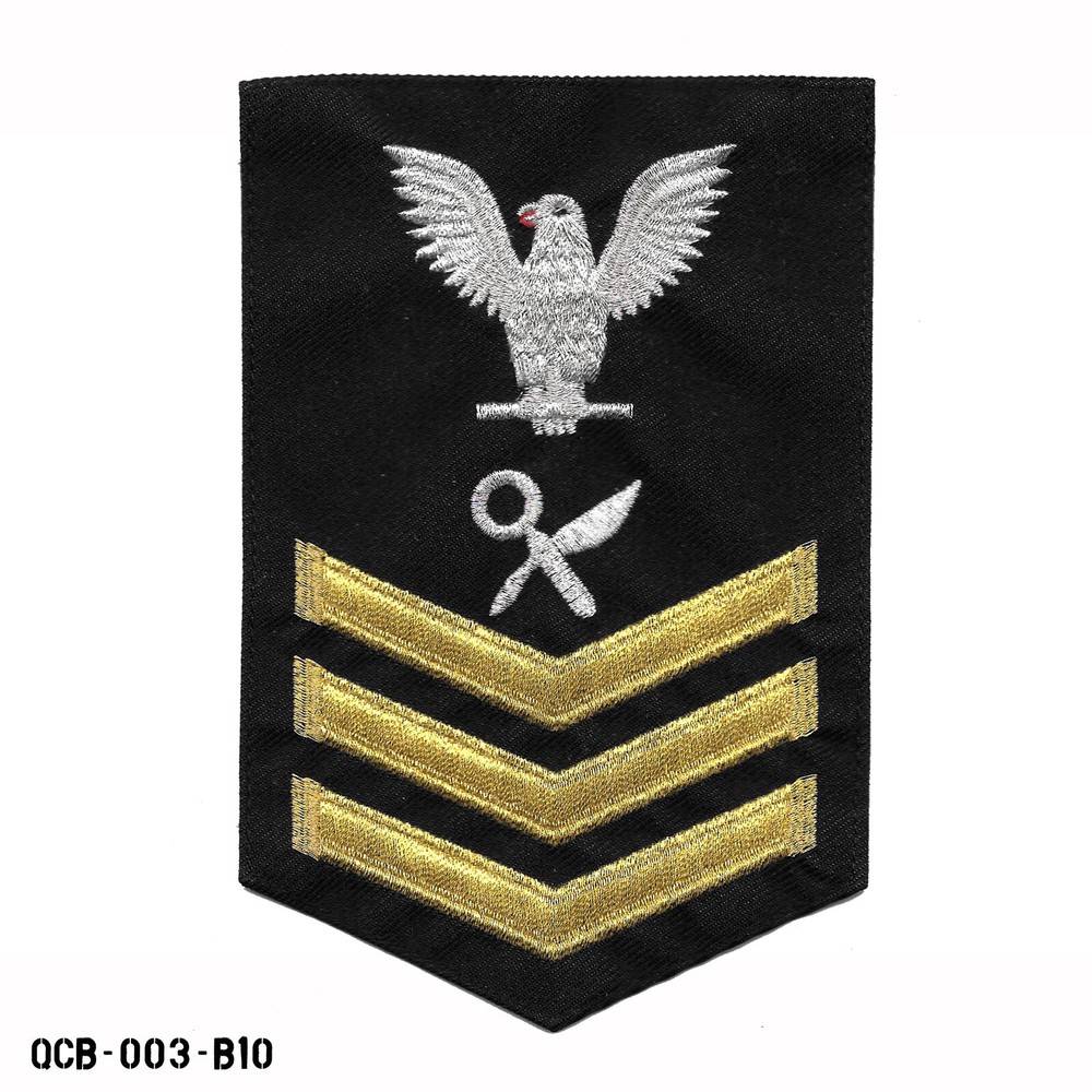 US Navy PO1 E6 Petty Officer First Class Intelligence Specialist Sleeve Patch
