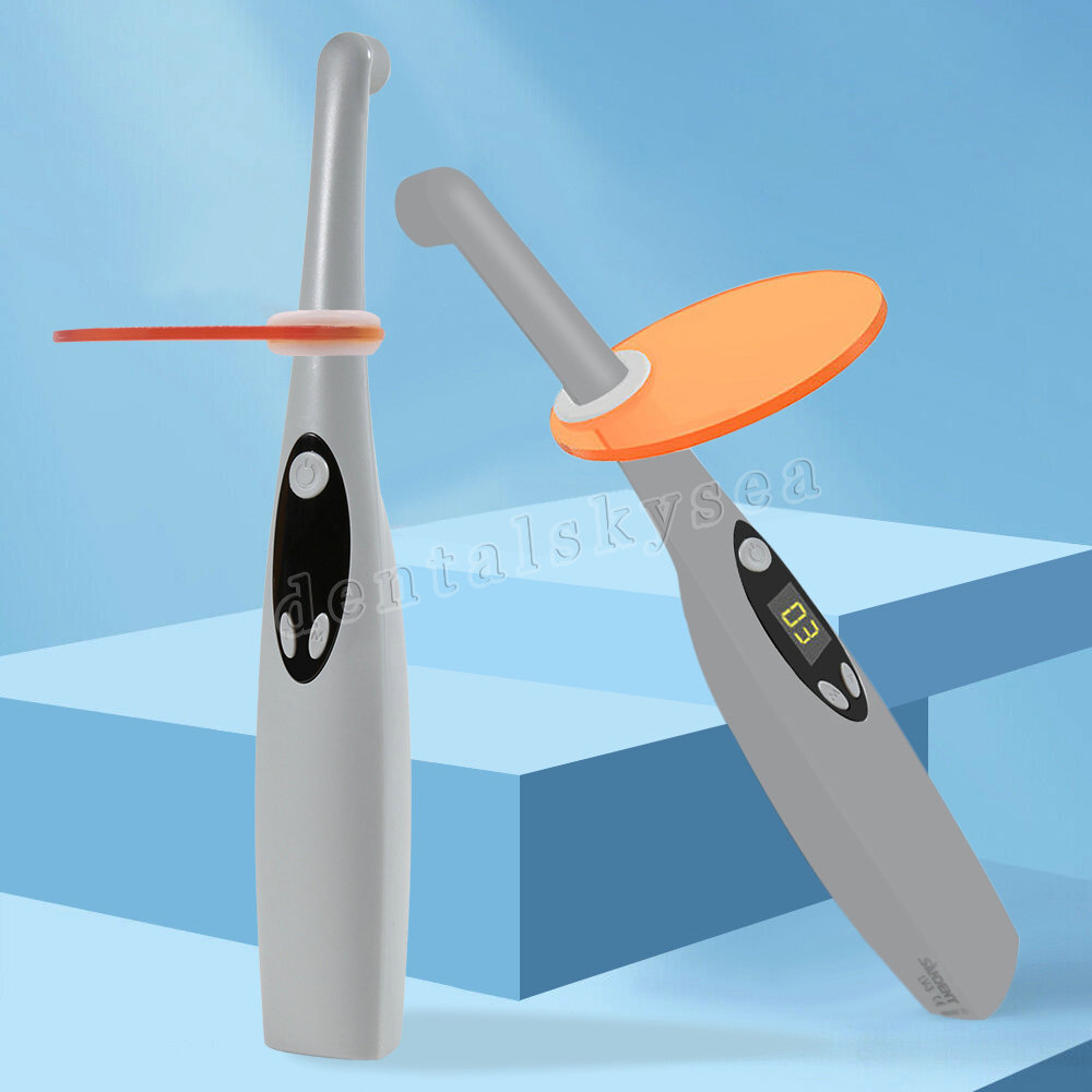 Dental LED Curing Light Cure Lamp Wireless Composite Resin 3 Second FDA
