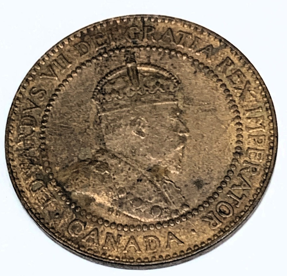 # C8407 CANADA COIN, LARGE CENT 1909