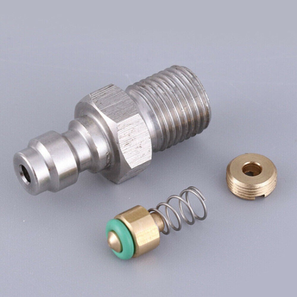 8mm Male Thread Quick Connection Valve PCP Fill Nipple Plug M10/1
