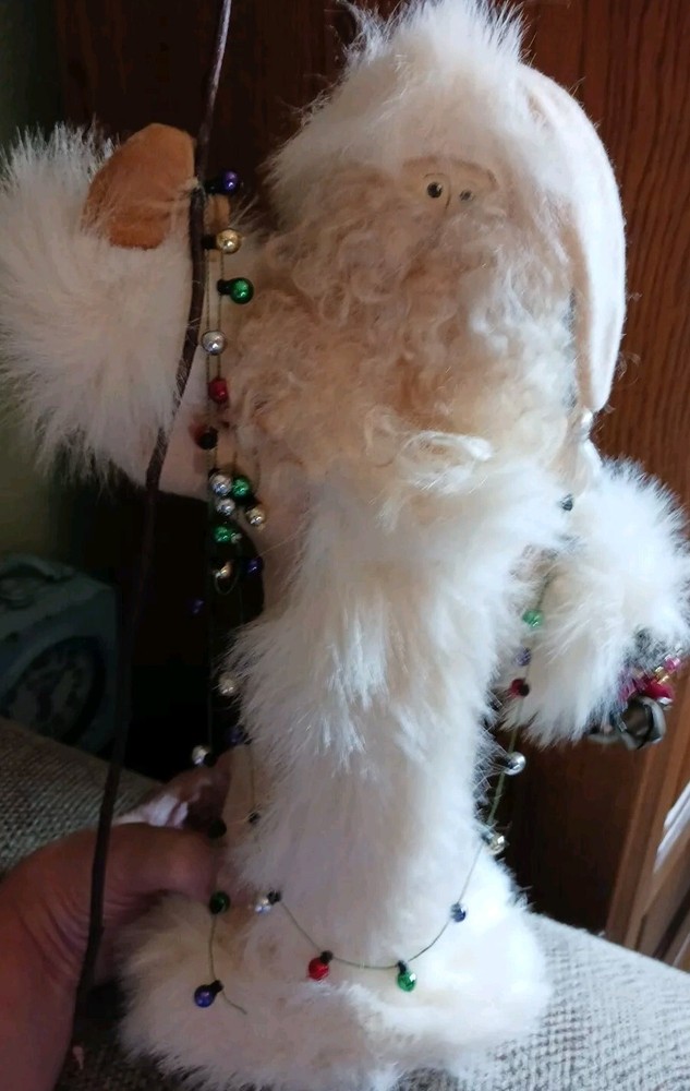 Handmade Rustic St. Nick /Santa Fabric 14 Inches