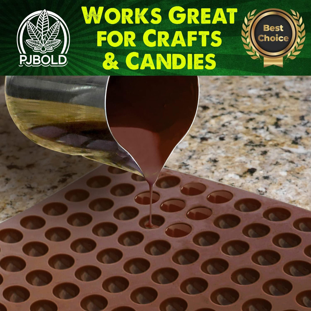 Gum Drop Candy Mold - Half Sheet Brown