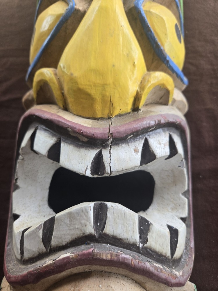 Large, Vintage Tiki Wall Decor