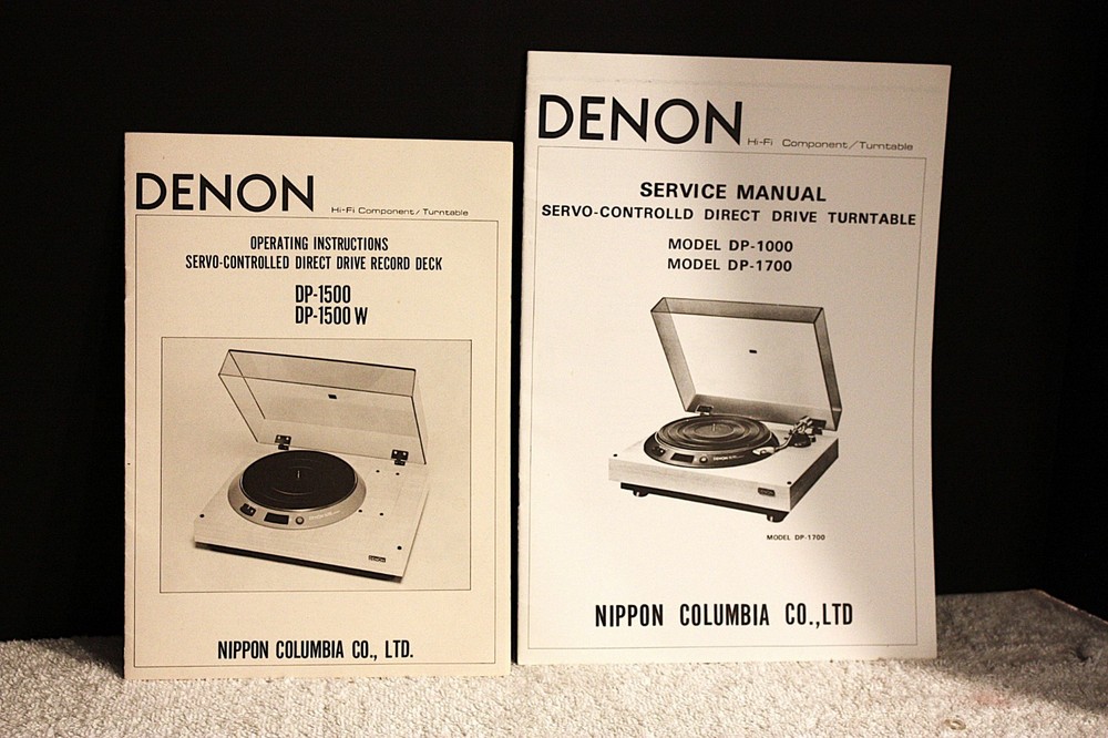 DENON DP1000 / DP 1500 TURNTABLE - with EXTRAS