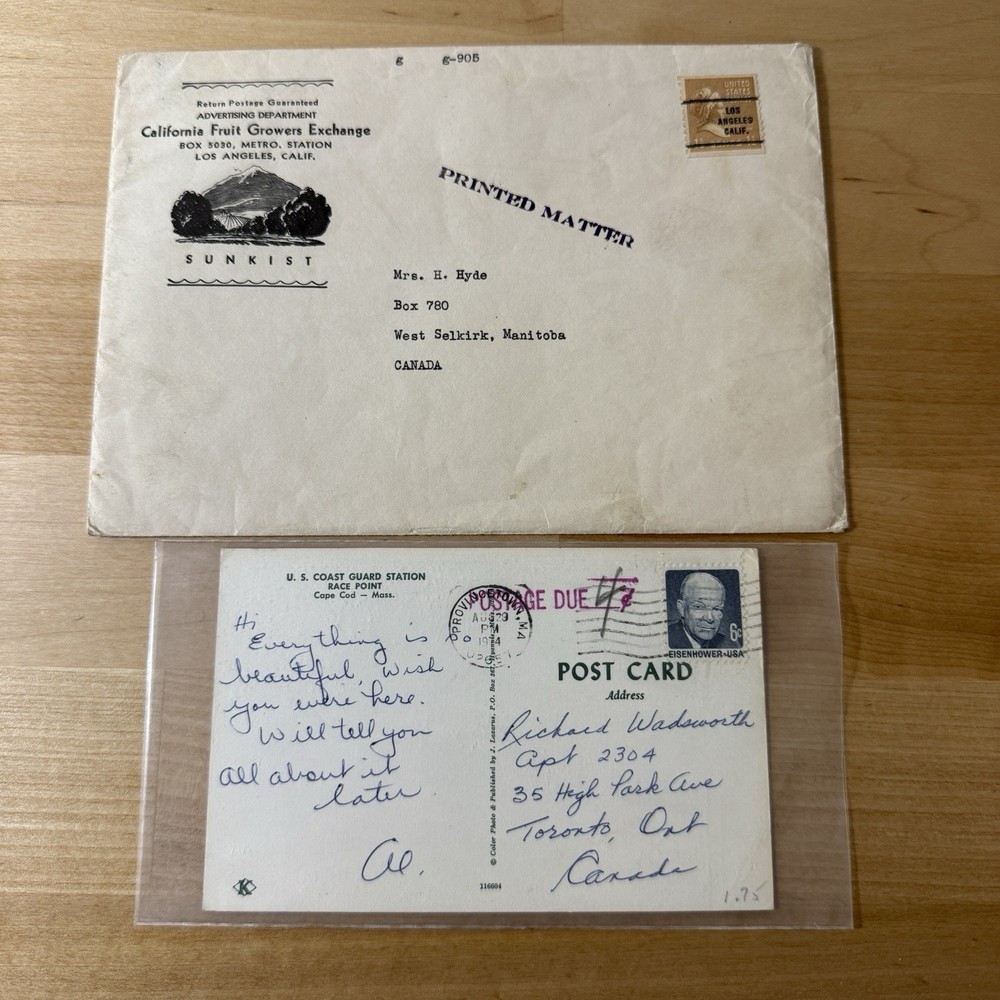 Incredible Canada Postage Due Cover Collection + Embargo, Excise, Rate Increases