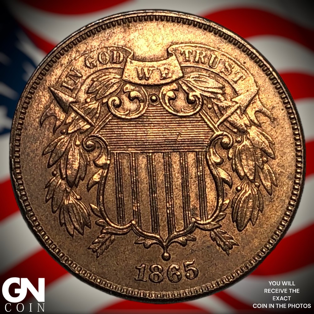 1865 2 Cent Piece M9381
