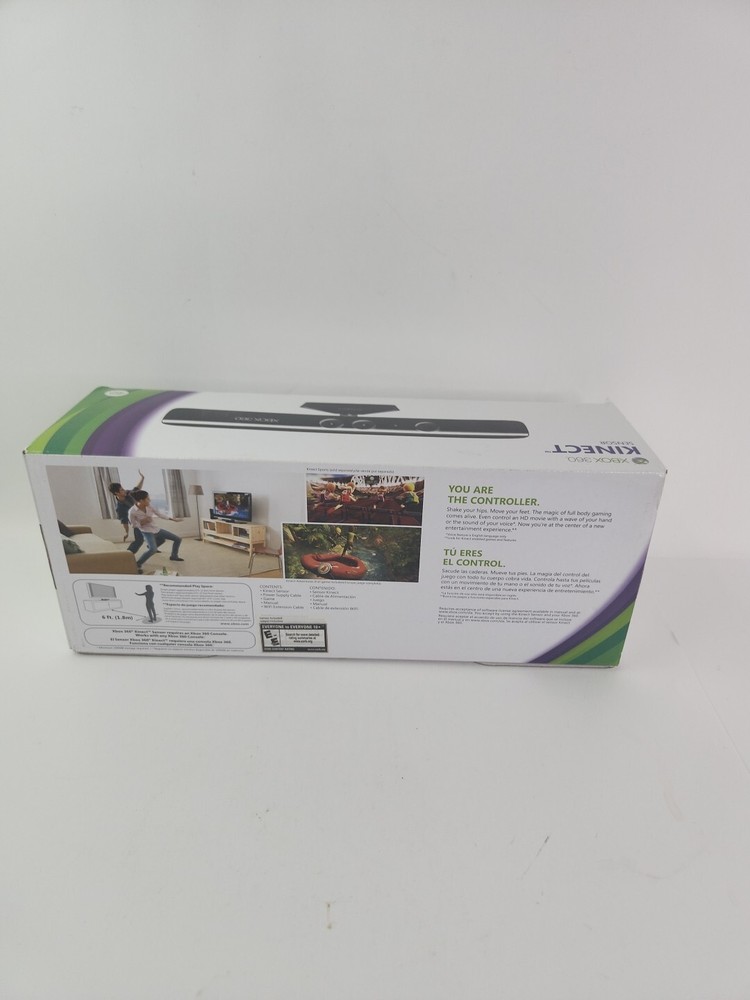 XBox 360 Kinect Sensor Model 1414 + Kinect Adventures Microsoft