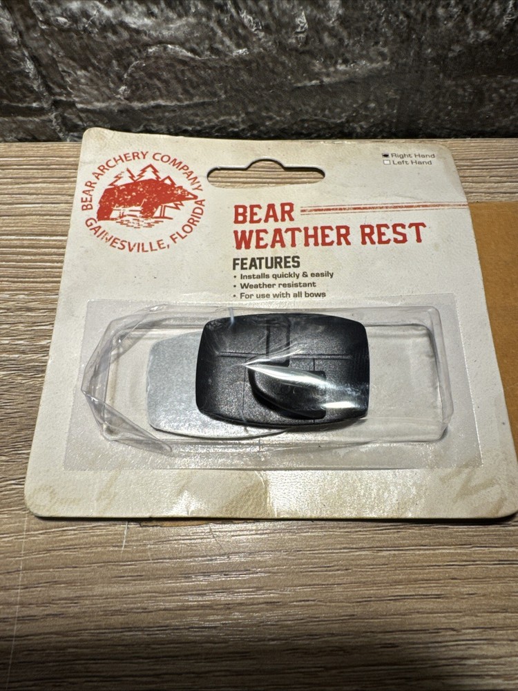 Bear Weather Rest Right Hand