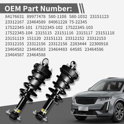 Front Shock Absorbers Struts Assembly Magneride Strut 2015-2020 Front Magneride
