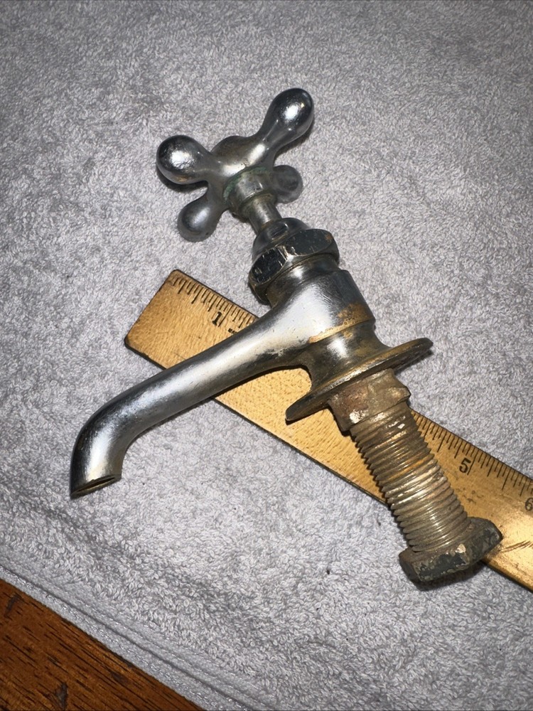 Antique BRASS Bathtub Kitchen Sink Basin Handle OLD Hot