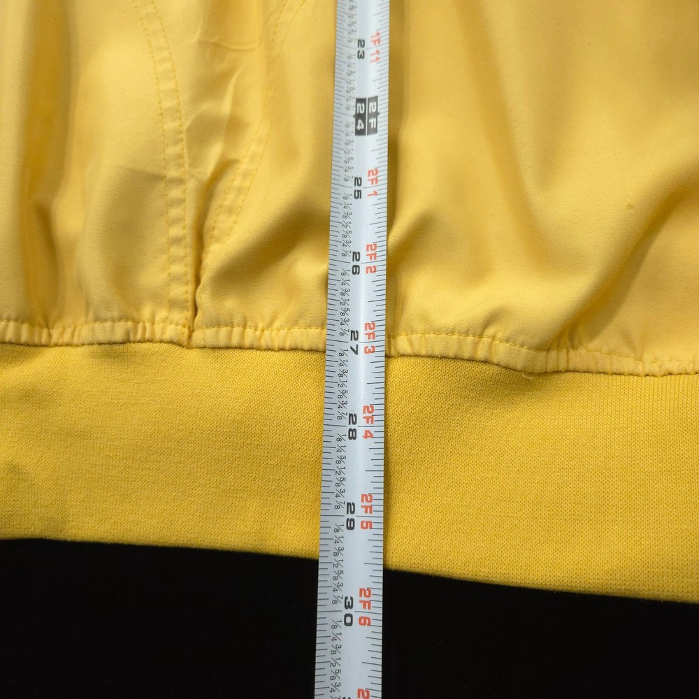 Zero Restriction -Estancia Pullover Mens -L Yellow Golf windbreaker jacket Snap