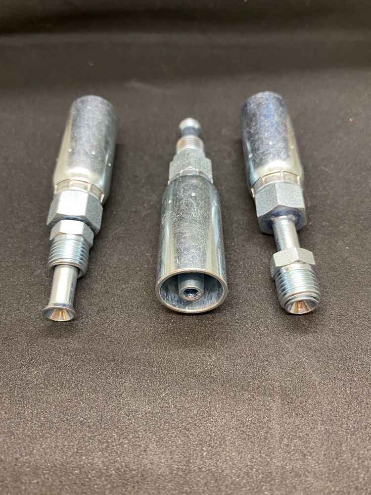 MIX-04-04 (1) COMPRESSION STYLE CRIMP-ON FITTING MIX MALE INVERTED SAE PIPE